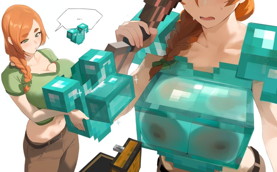minecraft, alex (minecraft), smewed, 5:3, best of the day - Rule 34 XYZ